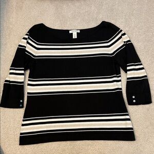 WHBM XL 3/4 sleeve sweater